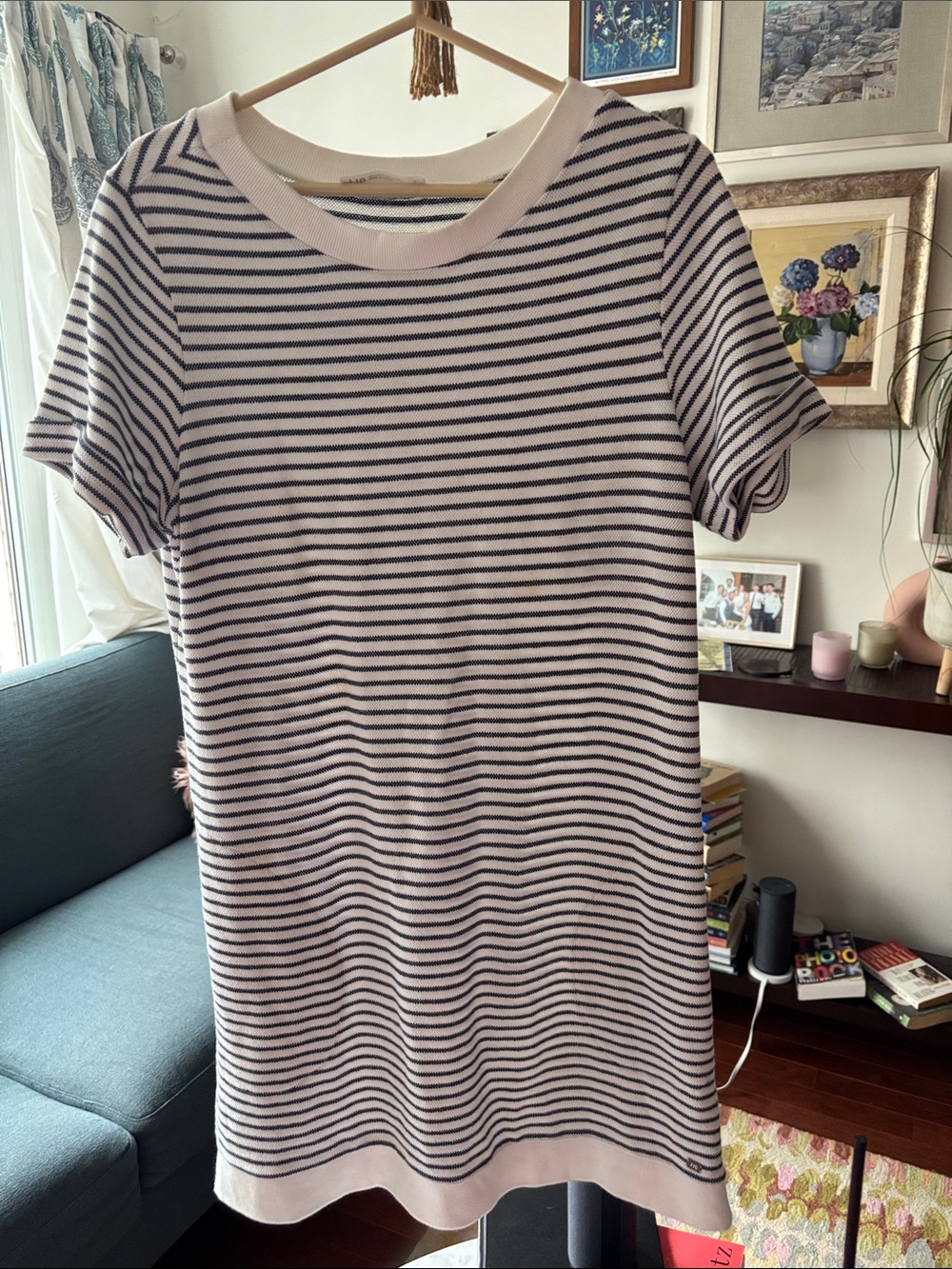 FIG Striped Knit dress L